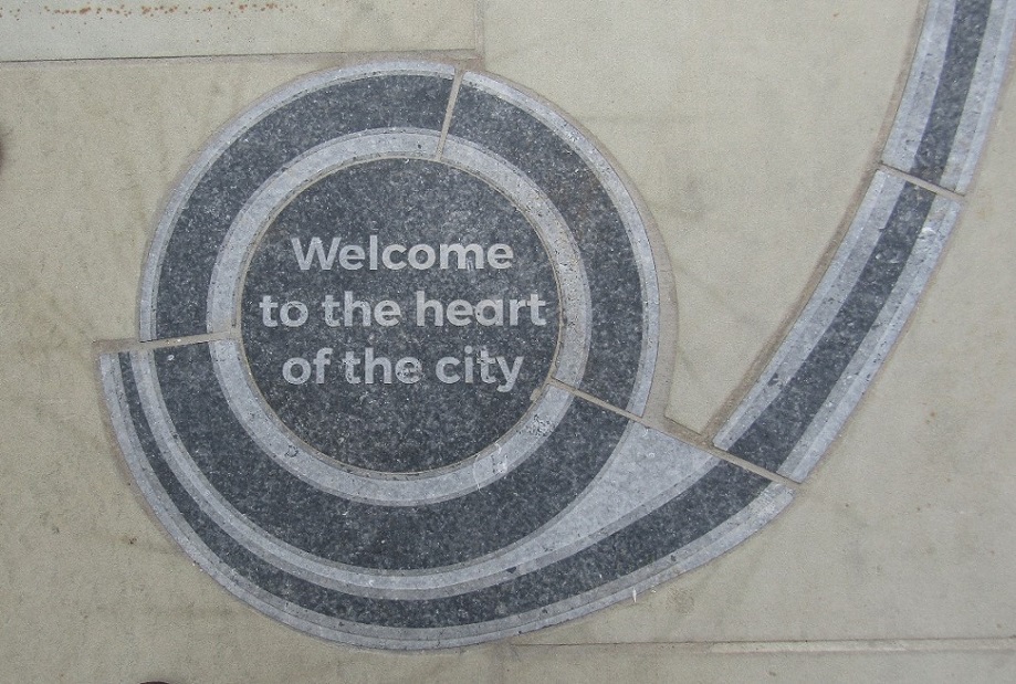 Newcastle heart of the city pavement slab