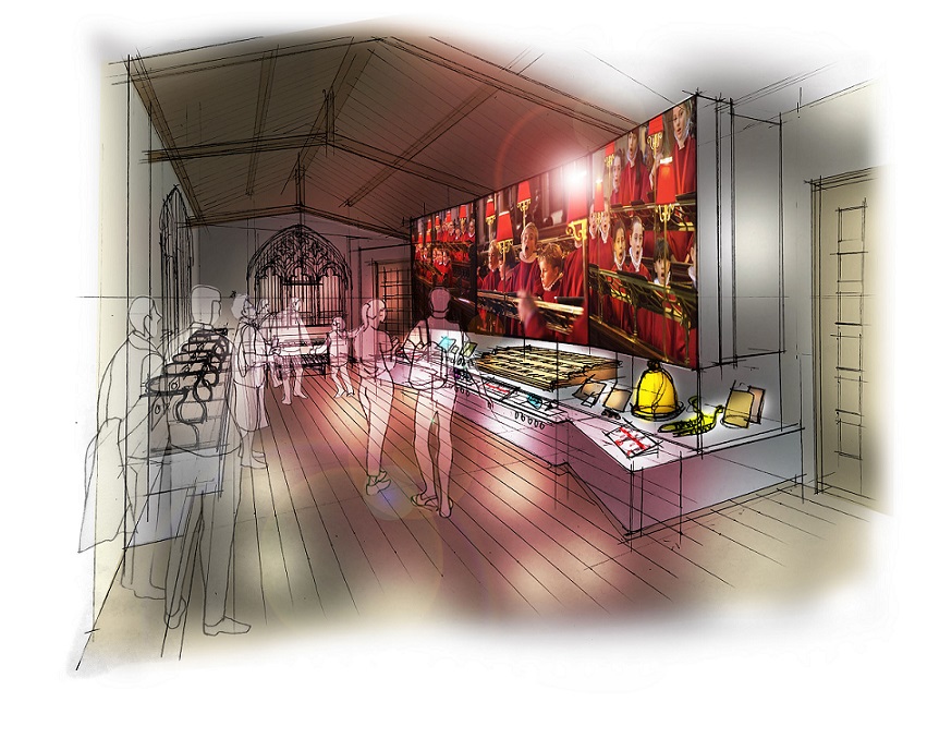 Digital image of proposed Treasures Gallery